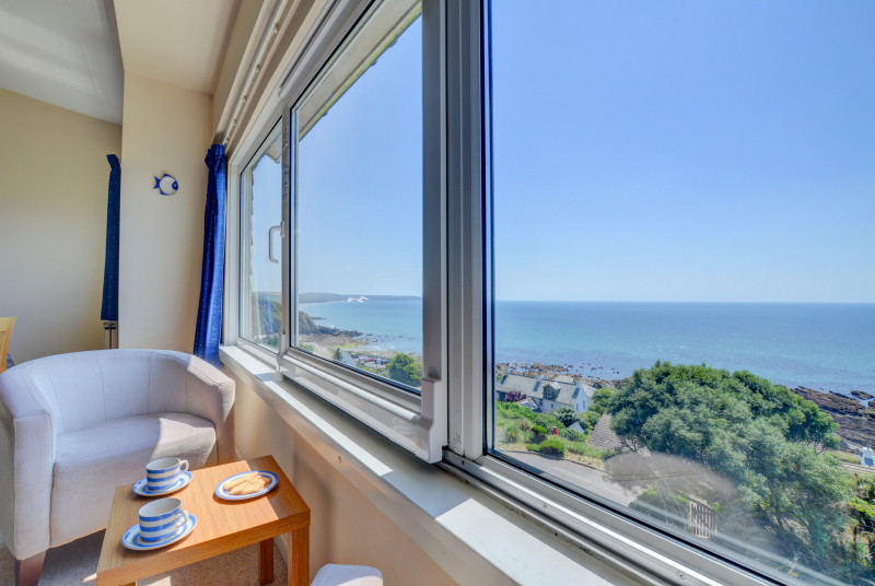 View from sitting room over the bay