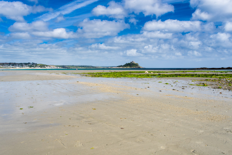 Marazion beach, just a stone's throw from Pebbles