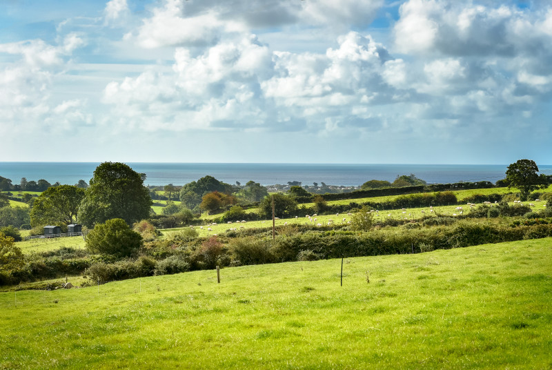 Sea Views from the front of Llys Bach