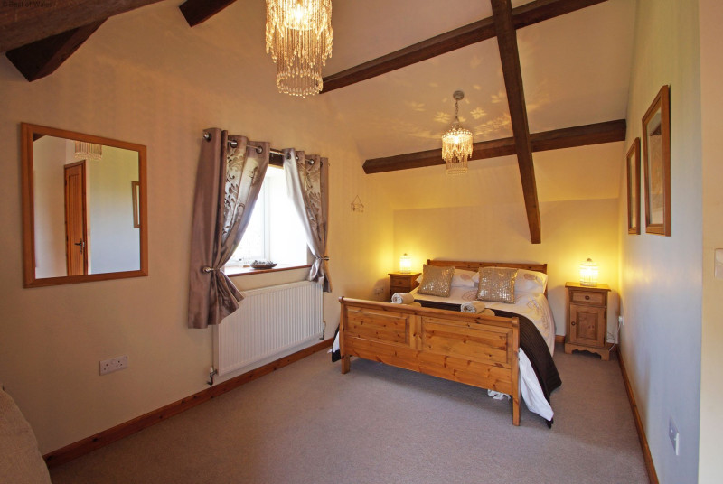 Bedroom 2 - Upstairs double room with stunning views