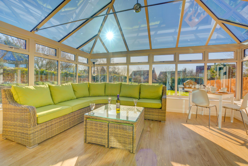 Conservatory seating area