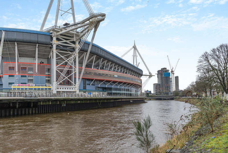 Hafan y Ddinas Cardiff Apartment 2 is located in the city centre and across the river from the Principality Stadium
