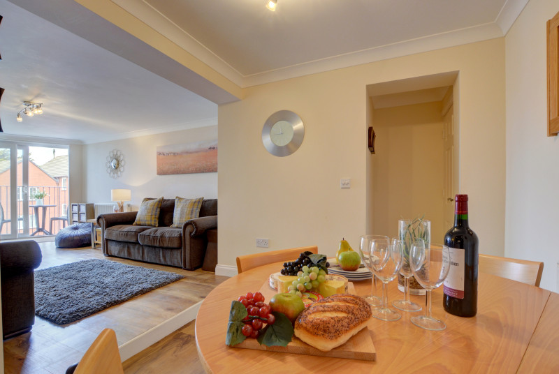 Dining area and sitting room