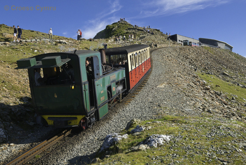 Catch a train to the top - Wales' highest mountain