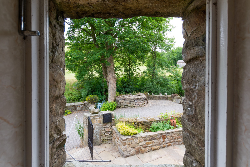 View from one of the windows at West Cottage