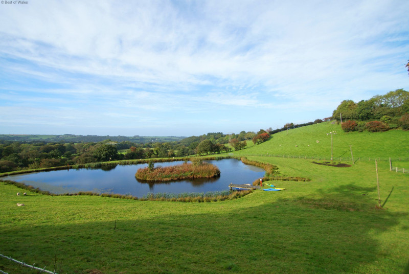 Fancy a fishing holiday? Your very own trout lake (securely fenced in)