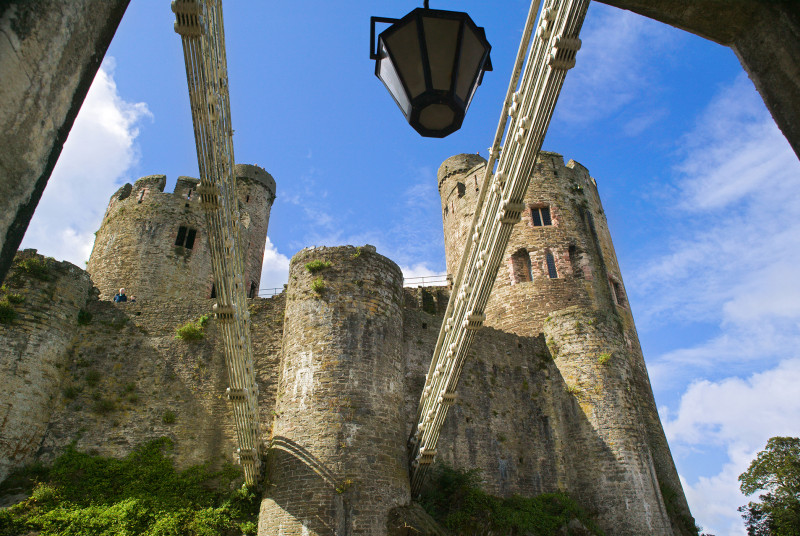 Conwy Castle - just round the corner