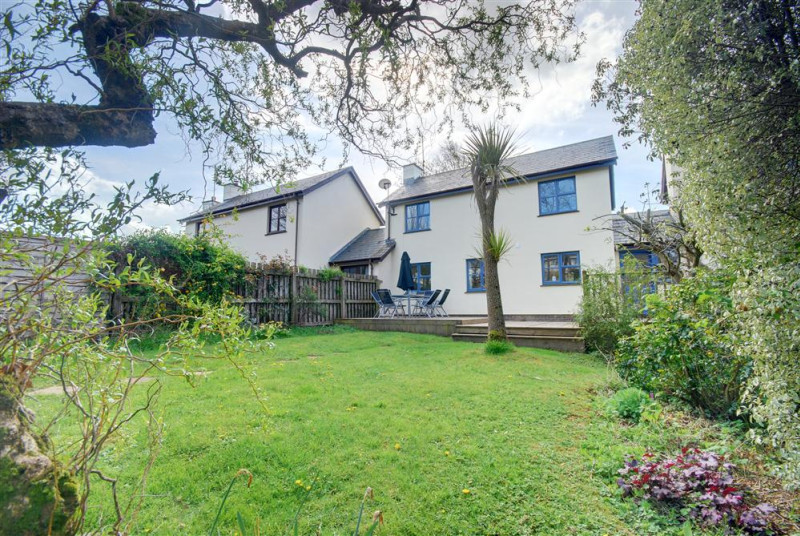 A great back garden, ideal for al fresco dining and for the children to play in