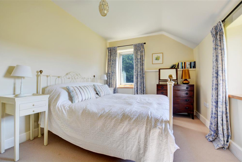 Bedroom three has a king sized bed