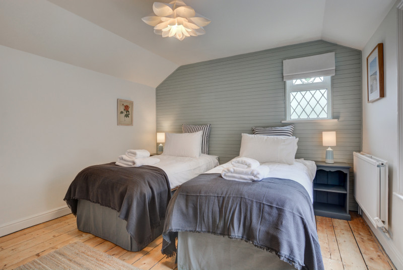 Second floor bedroom with twin or superking bed