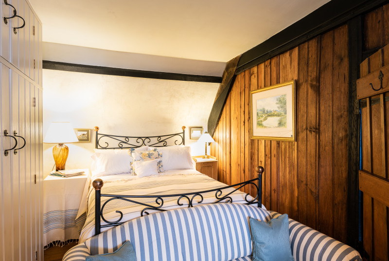 Wood panelled Bedroom