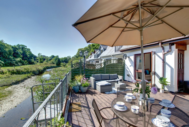 Decking with River View