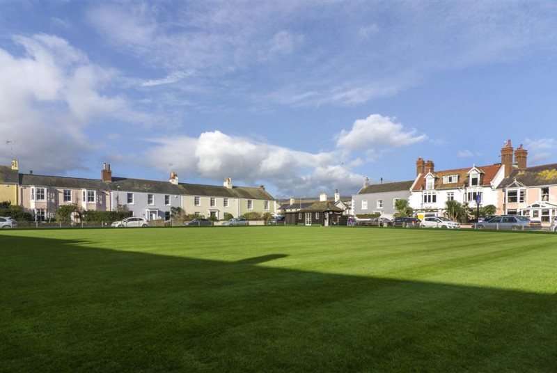 Bowling green in Shaldon from the property - Compass Cottage, Shaldon