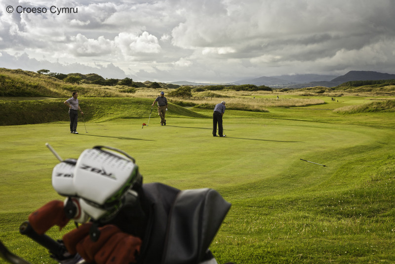 Enjoy a round of golf at Royal St. David’s 18 hole golf course