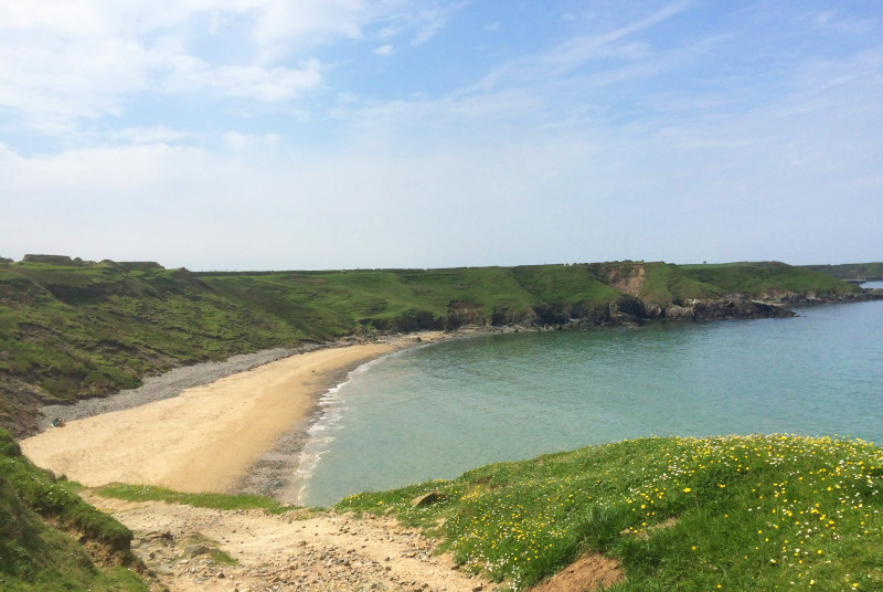 Traeth Towyn Beach near Tudweiliog - one of many secluded beaches nearby