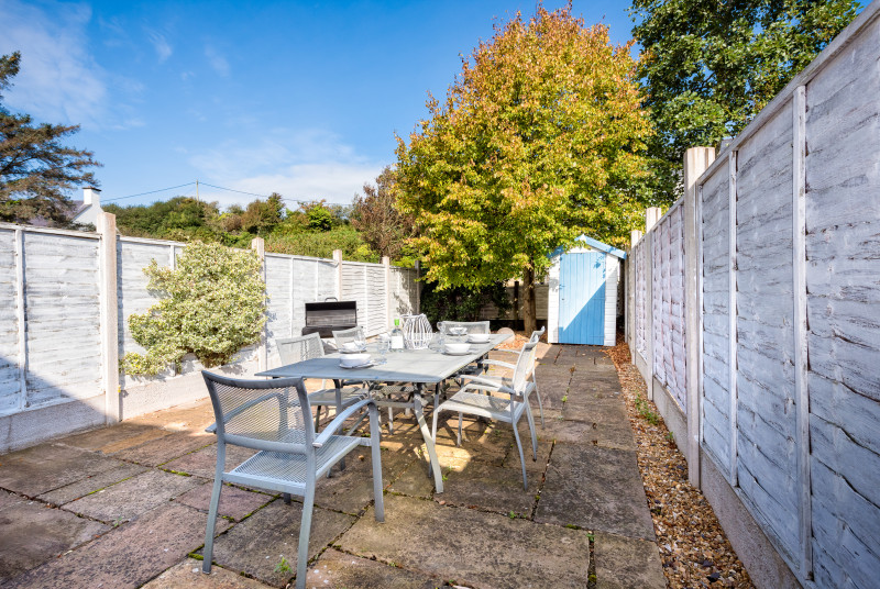 The property benefits from a rear enclosed patio area which is perfect for the little members of the family to run around in