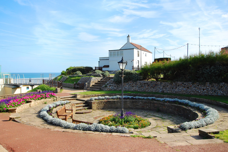 Sunken garden at Cromer.