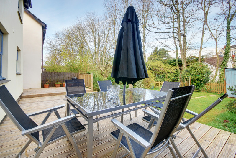 Fabulous decked patio area, just perfect for barbecues and leisurely al fresco meals