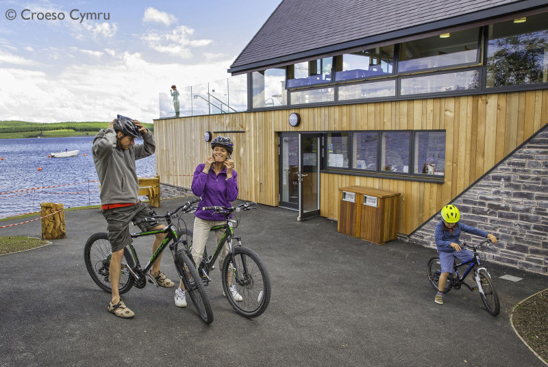 Llyn Brenig visitor centre (11.5 miles) with cafe, play area, fishery, bike hire and lake side walks.