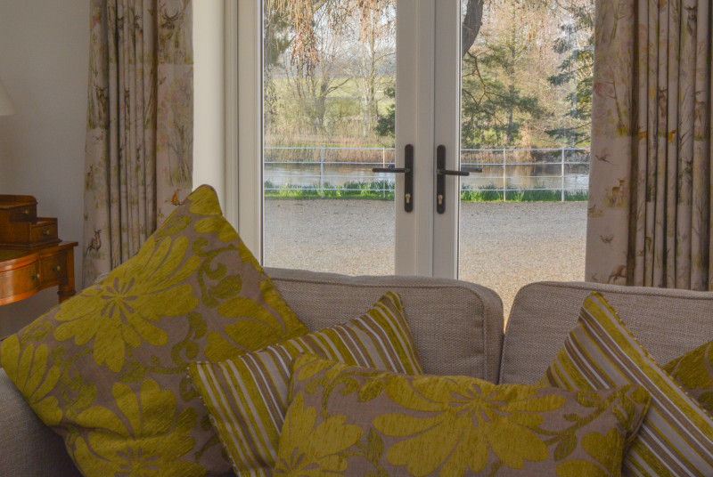 View of Mill Pond from French doors