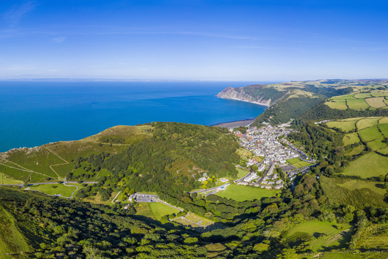 View of Lynton and Lynmouth