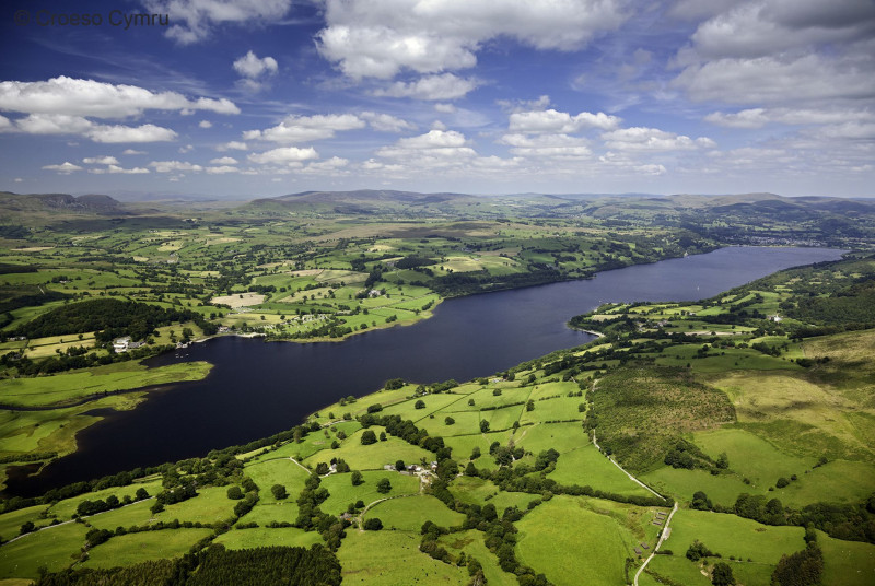 Llyn Tegid (Bala Lake) - the largest natural lake in Wales