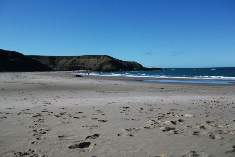 One of many beautiful sandy beaches along the Llyn Peninsula coastline
