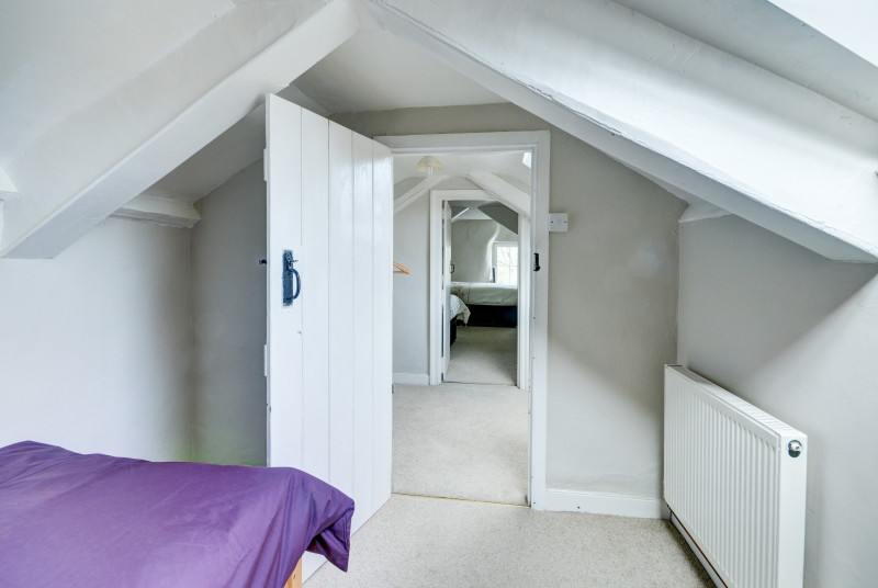 View from the single bedroom to the twin bedroom