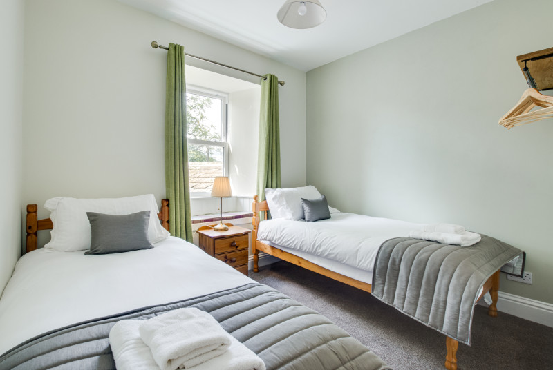 One of the twin bedrooms