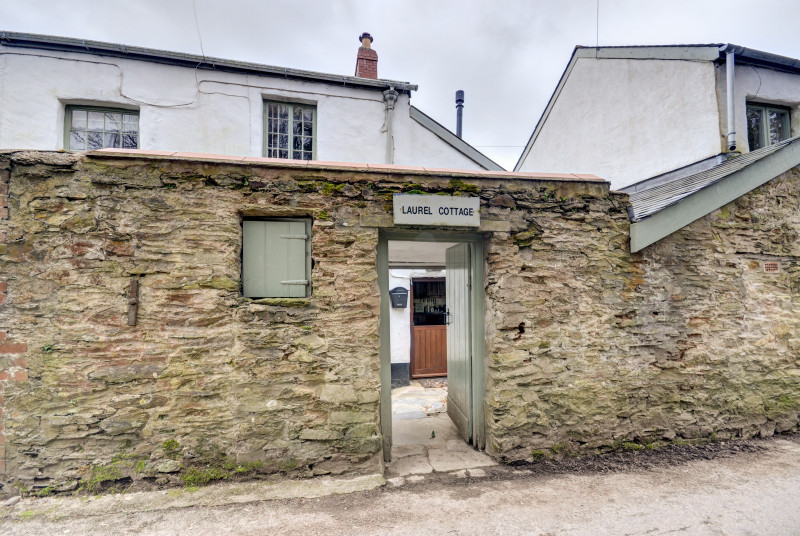 Entrance to the cottage