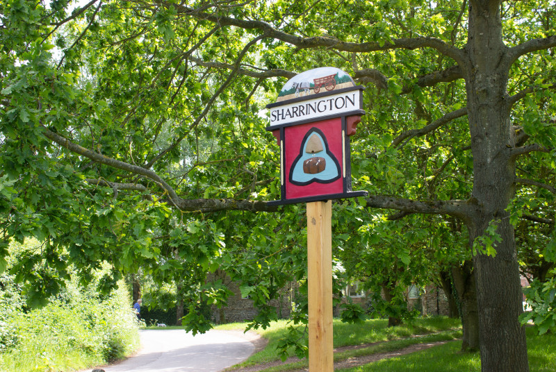 Sharrington village sign