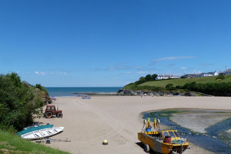 The beach at Aberporth