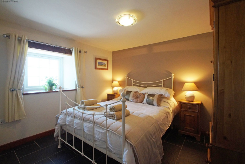 Bedroom 2 also has a double bed and magnifiecent views