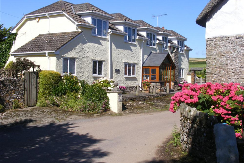 Front view of The Anchorage, a detached Devon Longhouse