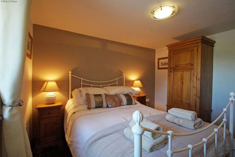 Bedroom 2 also has a double bed and magnifiecent views