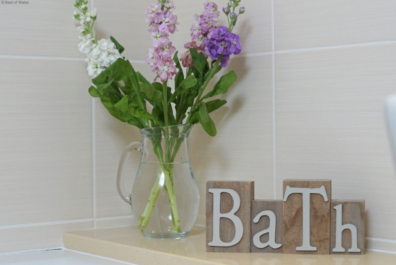 Stylish bathroom with an impressive bath & wet-room style shower