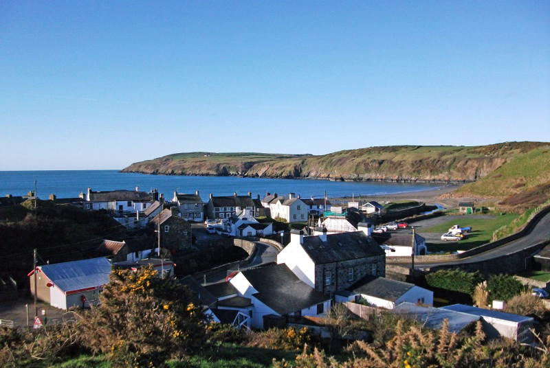 The picturesque seaside village of Aberdaron just a few miles away