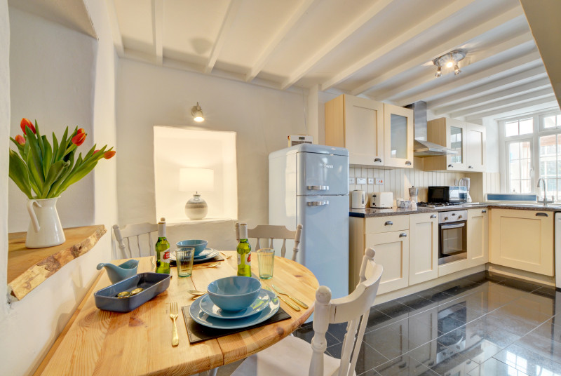 The kitchen/dining room is well equipped for your stay