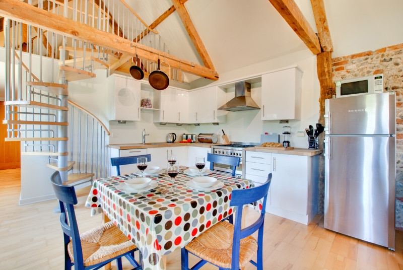 Kitchen area in the open plan living space