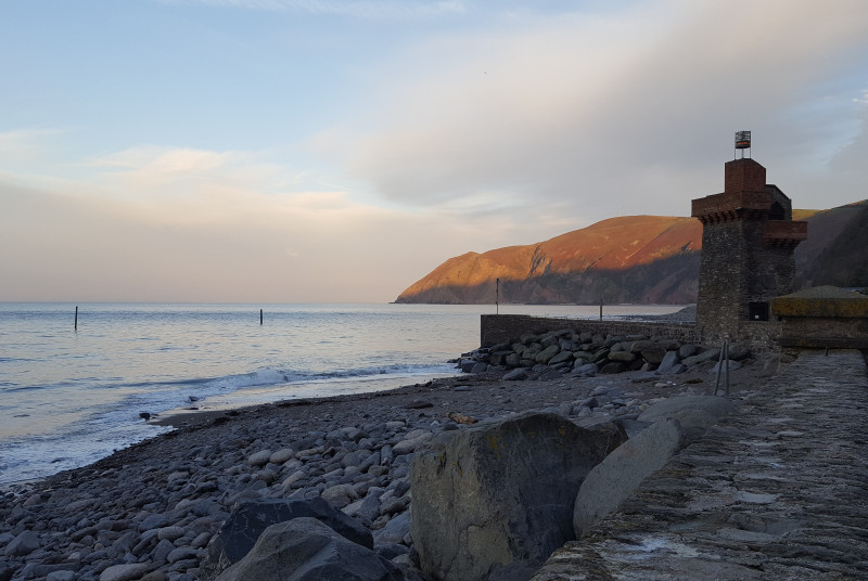 Just a few minutes stroll from the property takes you to the harbour and stone beach of Lynmouth