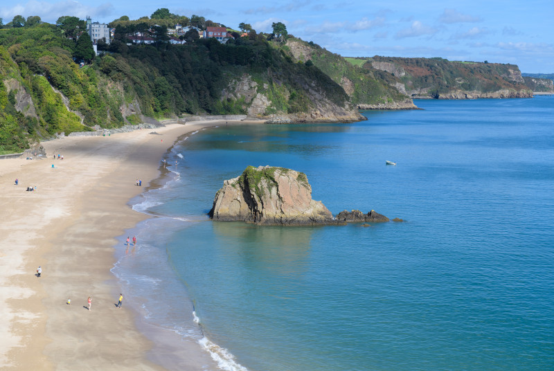 the stunning North Beach in Tenby