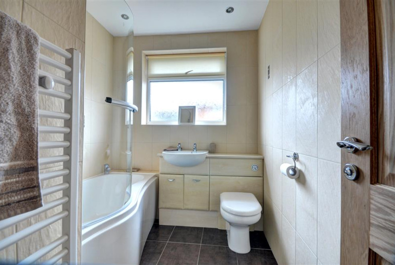 Modern family bathroom