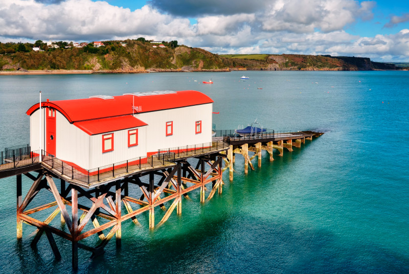 Lifeboat station in Tenby