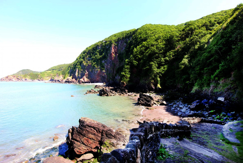 Wood Bay is a few miles from Lynton and is a lovely secluded peaceful spot 