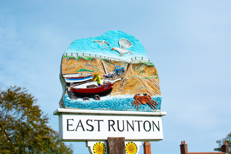 East Runton village sign
