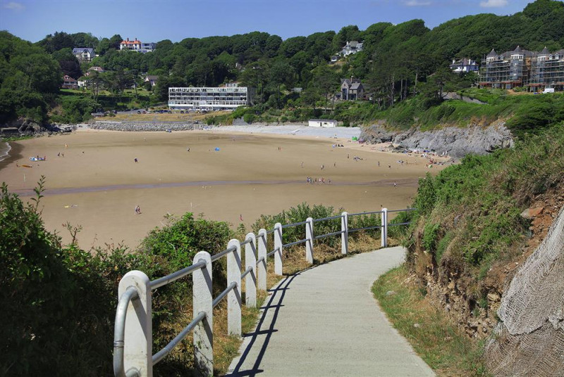 Caswell Bay with Redcliffe 