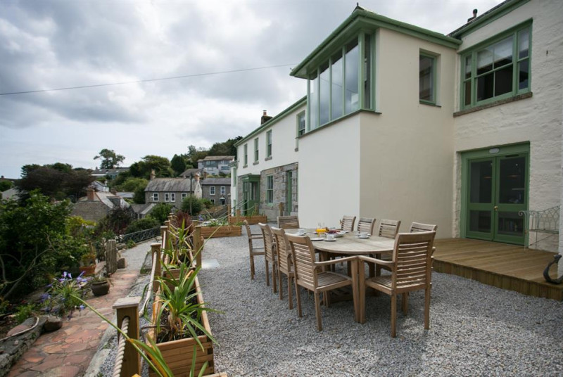 Orchard Cottage exterior seating area
